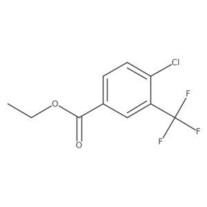 Ethyl 4-chloro-3-(trifluoromethyl)benzoate Structure