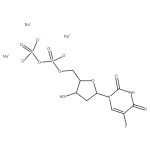 2'-Deoxy-5-fluorouridine 5'-diphosphate sodium salt Structure
