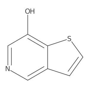 Thieno[3,2-c]pyridin-7-ol结构式