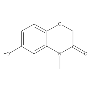6-Hydroxy-4-methyl-2h-benzo[b][1,4]oxazin-3(4h)-one Structure