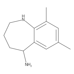 7,9-Dimethyl-2,3,4,5-tetrahydro-1H-benzo[B]azepin-5-ylamine Structure