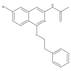 Acetamide,n-[6-bromo-1-(2-phenylethoxy)-3-isoquinolinyl]-结构式