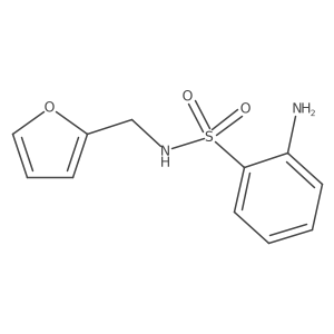 2-amino-N-(furan-2-ylmethyl)benzene-1-sulfonamide Structure
