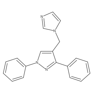 4-[(1H-imidazol-1-yl)methyl]-1,3-diphenyl-1H-pyrazole Structure