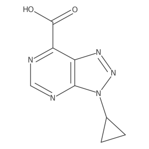 3-Cyclopropyl-3H-[1,2,3]triazolo[4,5-D]pyrimidine-7-carboxylic acid Structure