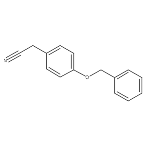 4-Benzyloxyphenylacetonitrile-d2结构式