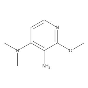 2-methoxy-4-N,4-N-dimethylpyridine-3,4-diamine Structure