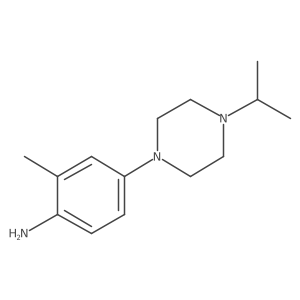 4-(4-Isopropylpiperazin-1-yl)-2-methylaniline Structure