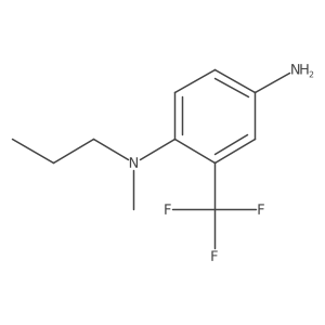 N1-methyl-N1-propyl-2-(trifluoromethyl)benzene-1,4-diamine结构式