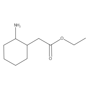 Ethyl 2-((1R,2S)-2-aminocyclohexyl)acetate结构式
