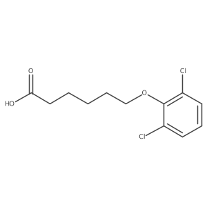 6-(2,6-Dichlorophenoxy)hexanoic acid Structure