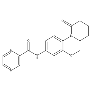 N-(3-methoxy-4-(2-oxopiperidin-1-yl)phenyl)pyrazine-2-carboxamide Structure