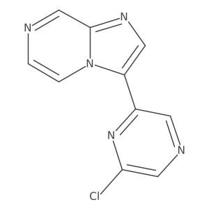 3-(6-Chloro-2-pyrazinyl)imidazo[1,2-a]pyrazine Structure