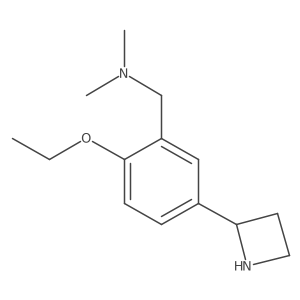 5-(2S)-2-Azetidinyl-2-ethoxy-N,N-dimethylbenzenemethanamine结构式