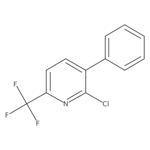 2-Chloro-3-phenyl-6-(trifluoromethyl)pyridine Structure