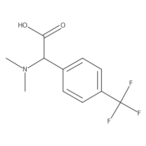 2-(Dimethylamino)-2-(4-(trifluoromethyl)phenyl)acetic acid Structure