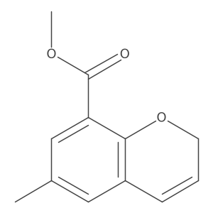 methyl 6-methyl-2H-chromene-8-carboxylate结构式