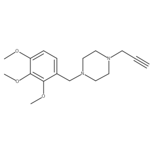 1-(Prop-2-yn-1-yl)-4-[(2,3,4-trimethoxyphenyl)methyl]piperazine结构式