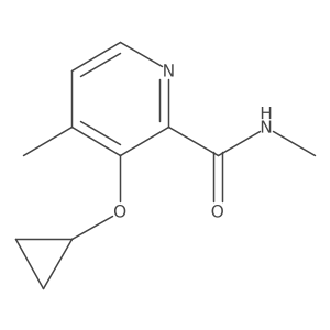 3-Cyclopropoxy-N,4-dimethylpicolinamide Structure