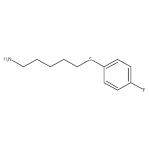 1-[(5-Aminopentyl)sulfanyl]-4-fluorobenzene结构式
