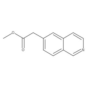 Methyl 2-(isoquinolin-6-YL)acetate结构式