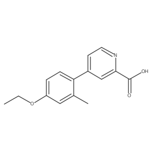 4-(4-Ethoxy-2-methylphenyl)picolinic acid Structure