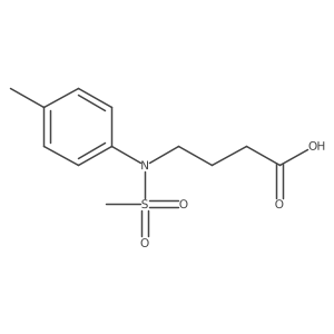 4-[(4-Methylphenyl)(methylsulfonyl)amino]butanoic acid Structure