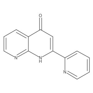 2-pyridin-2-yl-1H-1,8-naphthyridin-4-one结构式
