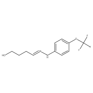 4-Hydroxybutanal 2-[4-(trifluoromethoxy)phenyl]hydrazone Structure