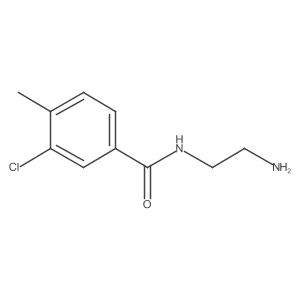 N-(2-aminoethyl)-3-chloro-4-methylbenzamide结构式