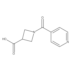 1-(Pyridine-4-carbonyl)azetidine-3-carboxylic acid Structure