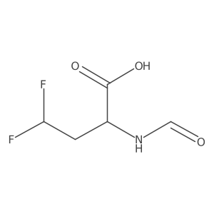 4,4-Difluoro-2-formamidobutanoic acid Structure