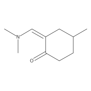 (2E)-2-[(dimethylamino)methylene]-4-methylcyclohexanone hydrochloride结构式