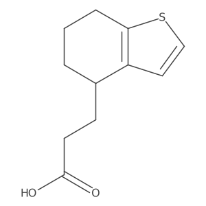 3-(4,5,6,7-Tetrahydro-1-benzothiophen-4-yl)propanoic acid Structure