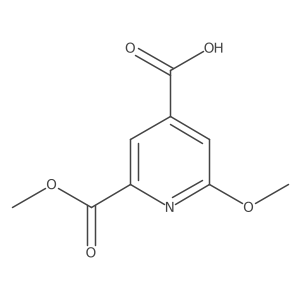 2-Methoxy-6-(methoxycarbonyl)isonicotinic acid Structure