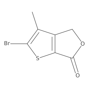 2-Bromo-3-methylthieno[2,3-c]furan-6-(4H)-one结构式