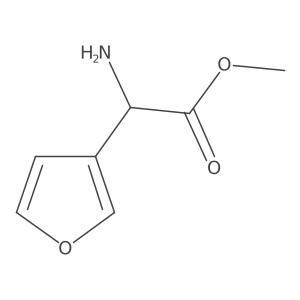 Methyl 2-amino-2-(furan-3-yl)acetate结构式