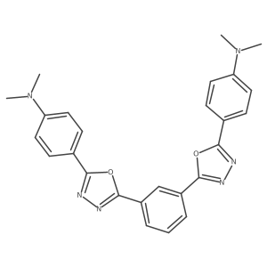 4,4a(2)-[1,3-Phenylenebis(1,3,4-oxadiazole-5,2-diyl)]bis[N,N-dimethylbenzenamine] Structure