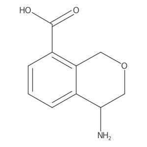 4-amino-3,4-dihydro-1H-2-benzopyran-8-carboxylic acid Structure