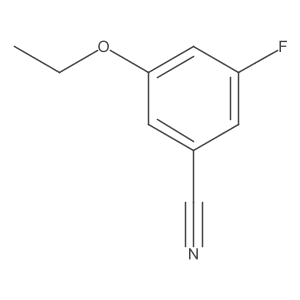3-Ethoxy-5-fluorobenzonitrile Structure