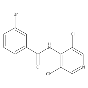 3-Bromo-N-(3,5-dichloro-pyridin-4-yl)-benzamide Structure