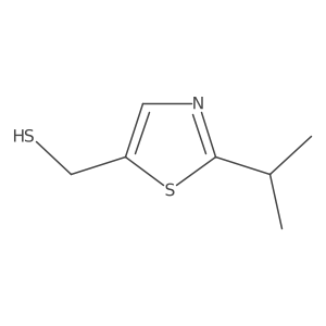 (2-Isopropylthiazol-5-yl)methanethiol结构式