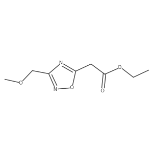 Ethyl 2-[3-(methoxymethyl)-1,2,4-oxadiazol-5-yl]acetate Structure
