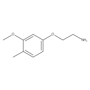 2-(3-Methoxy-4-methylphenoxy)ethan-1-amine Structure