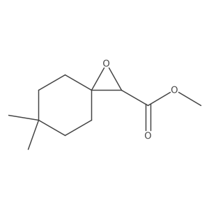 Methyl 6,6-dimethyl-1-oxaspiro[2.5]octane-2-carboxylate结构式