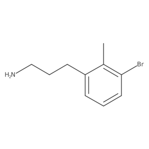 3-(3-Bromo-2-methylphenyl)propan-1-amine Structure