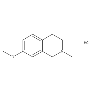 7-Methoxy-2-methyl-1,2,3,4-tetrahydroisoquinoline hydrochloride Structure