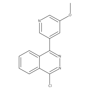 1-Chloro-4-(5-methoxypyridin-3-yl)phthalazine结构式