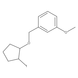 1-{[(2-Iodocyclopentyl)oxy]methyl}-3-methoxybenzene Structure