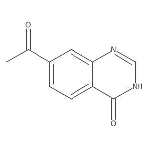 7-Acetylquinazolin-4(3H)-one结构式